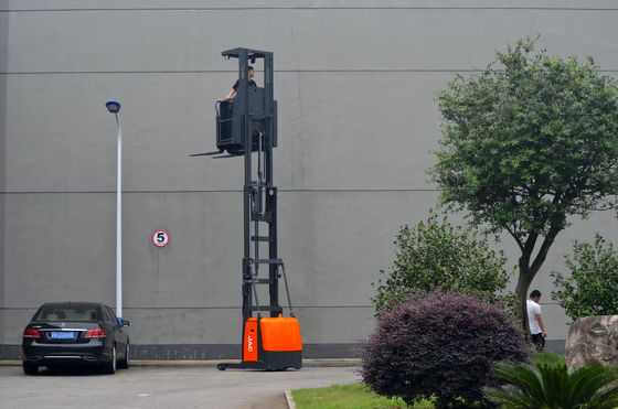 Высокопоставленный электрический паллет Джек 1000kg 4.5m подборщика заказа тележки подборщика склада